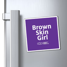 Load image into Gallery viewer, CGC Brown Skin Girl Magnet - Purple
