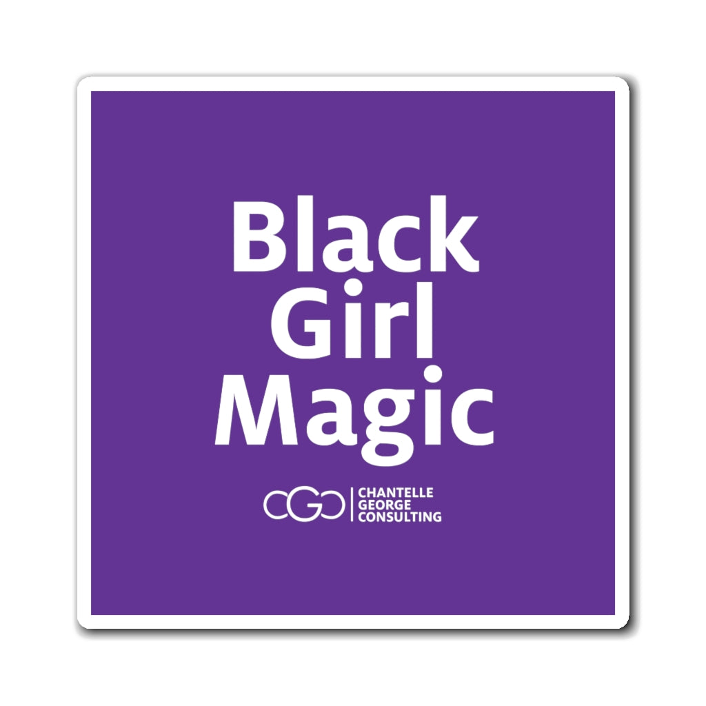 CGC Black Girl Magic Magnet - Purple