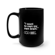 Load image into Gallery viewer, I Want To Own My Own Brain Black Mug 15oz
