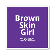 Load image into Gallery viewer, CGC Brown Skin Girl Magnet - Purple
