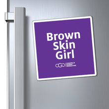 Load image into Gallery viewer, CGC Brown Skin Girl Magnet - Purple
